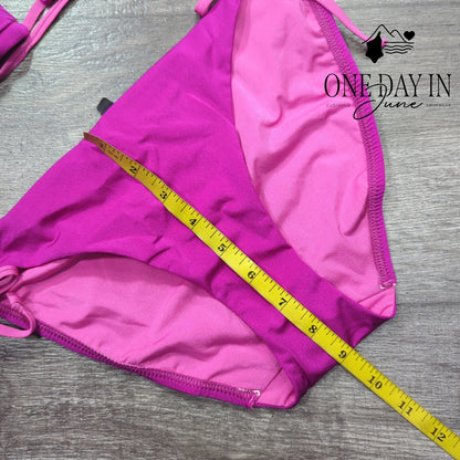 A.Che Padded Tie Side Bikini Swimsuit Size L