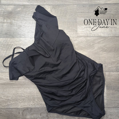 Tempt Me One Shoulder One Piece Swimsuit Size XL