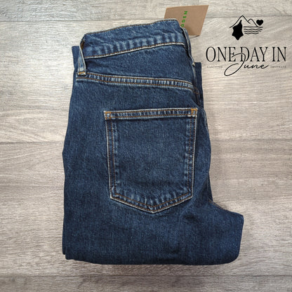 Boden Petite Girlfriend Jeans Mid Rise Medium Wash NWT Size 2P (26P)