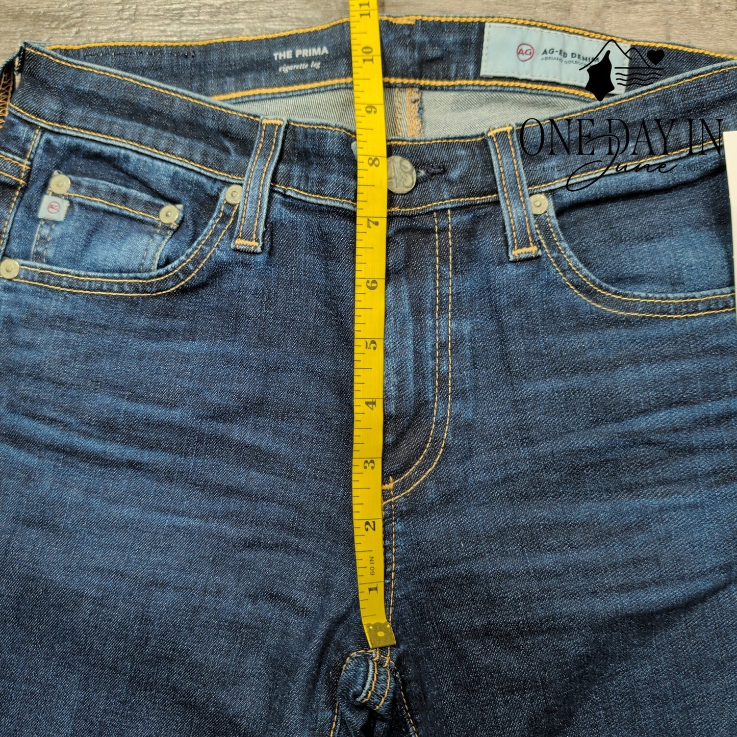 AG Adriano Goldschmied The Prima Cigarette Leg Jeans Size 4 (27)