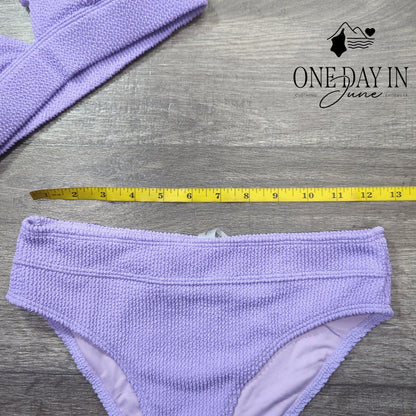Yukari Smocked Bikini Swimsuit Size M
