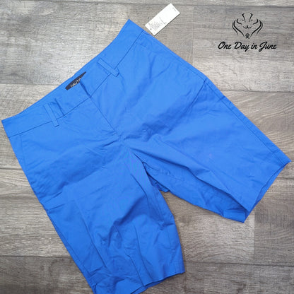 Nautica Flat Front Bermuda Shorts Bright Blue NWT Size 6