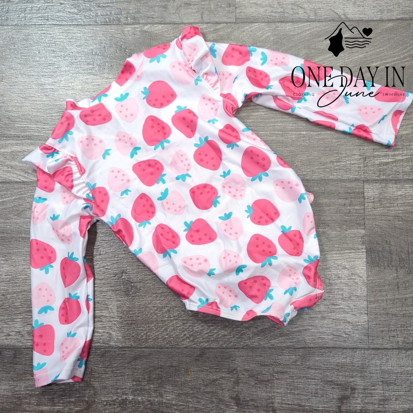 Gerber Long Sleeve One Piece Swimsuit Size 18 Mths