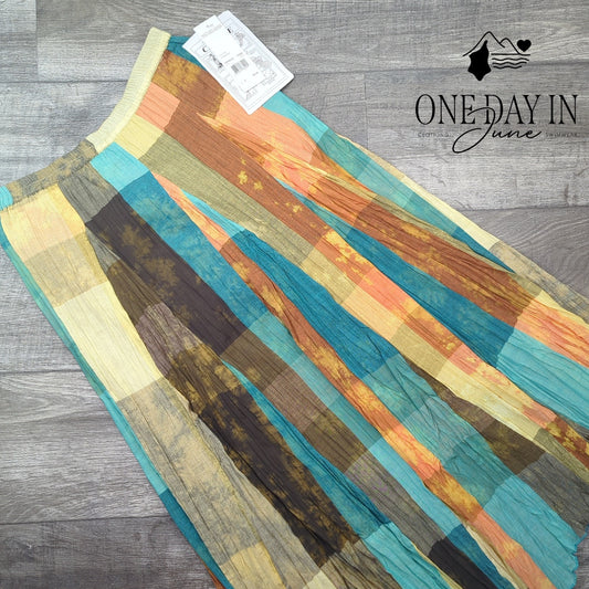 Notations Crinkle Pull On Maxi Skirt Size 8