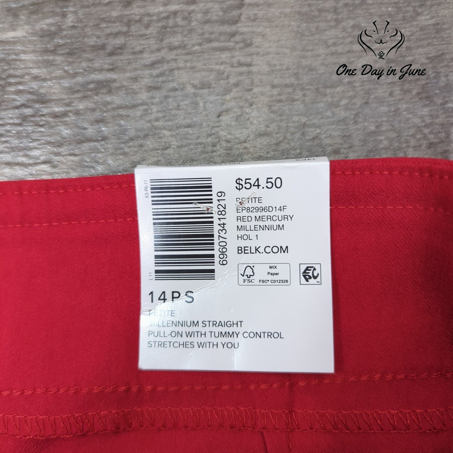 Kim Rogers Petite Millennium Straight Leg Pants Size 14PS