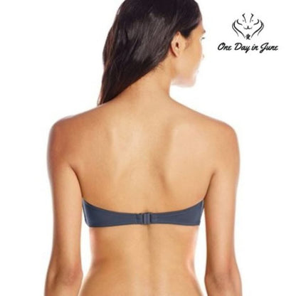 SeaFolly Block Party Bandeau Bustier Size 10