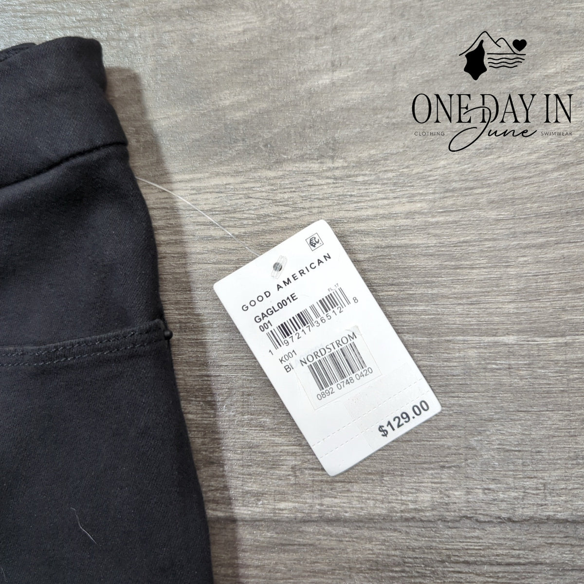Good American Good Legs Skinny Jeans Black NWT Size 6/28