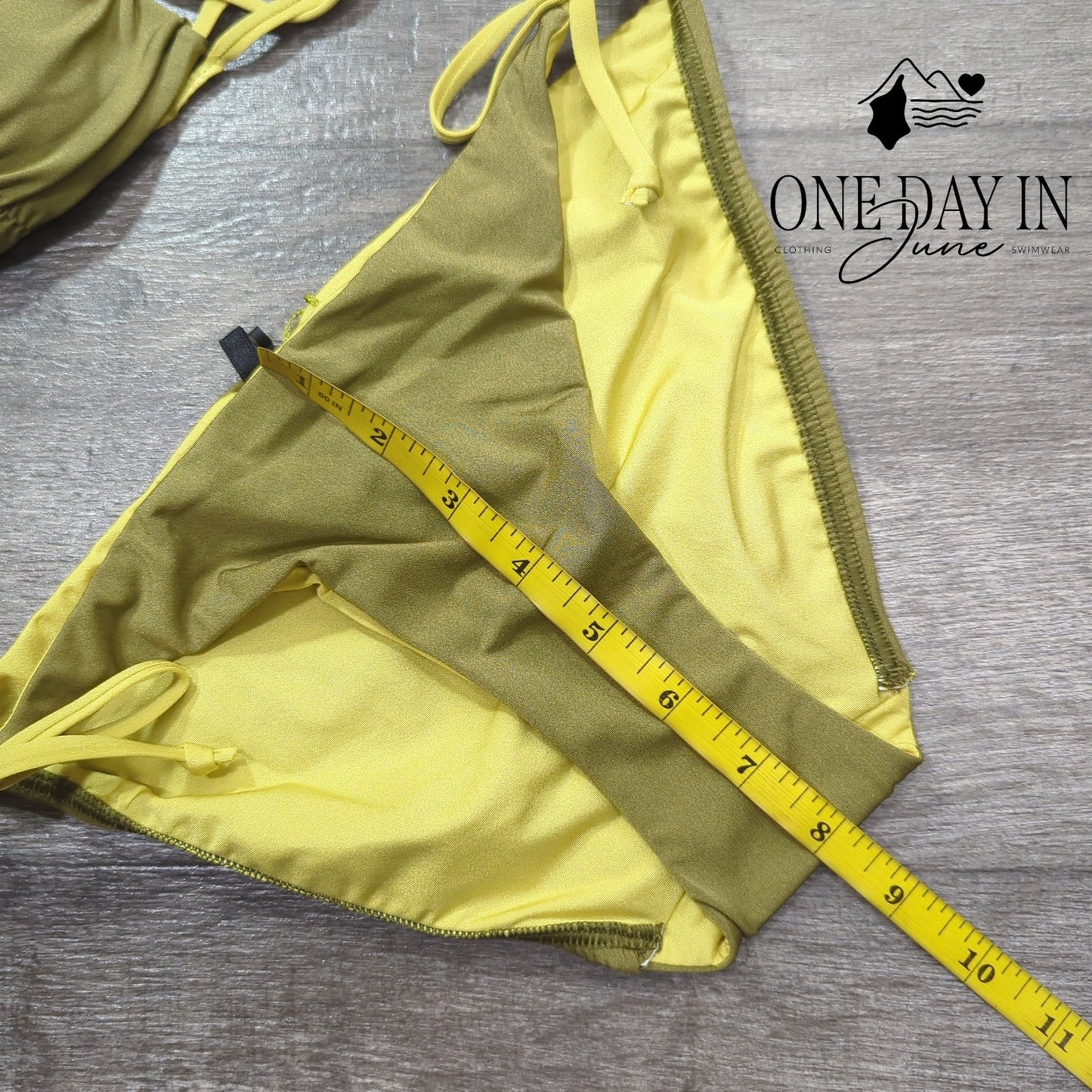 A.Che Halter Tie Side Bikini Swimsuit Size S