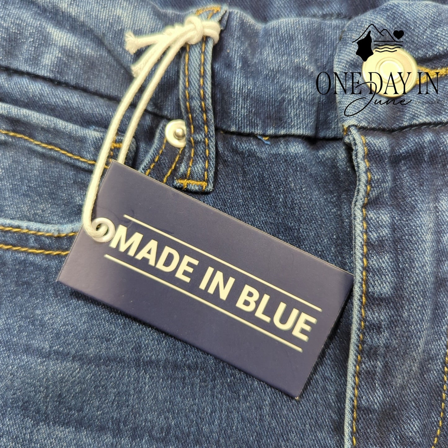Made In Blue Crop Jeans Size 0