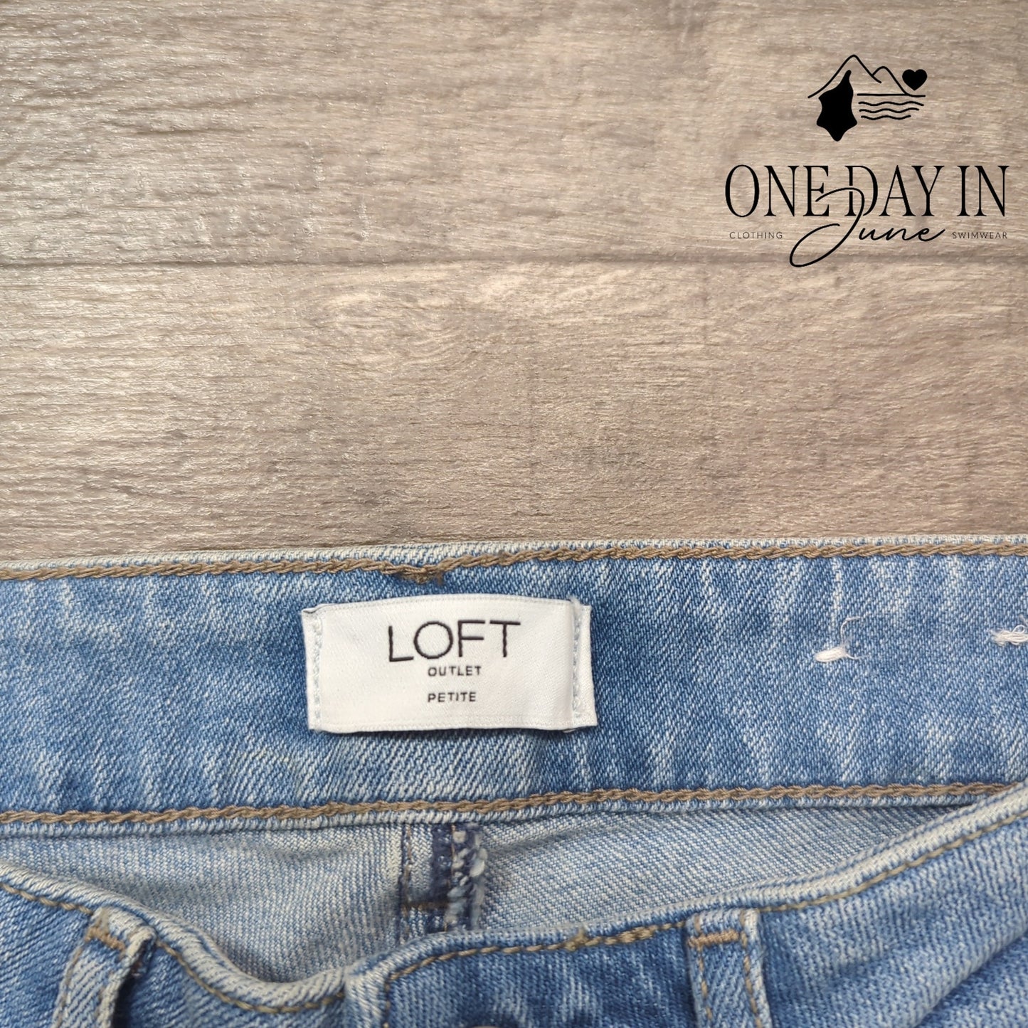 Loft Petite Curvy Skinny Ankle Jeans Size 2P