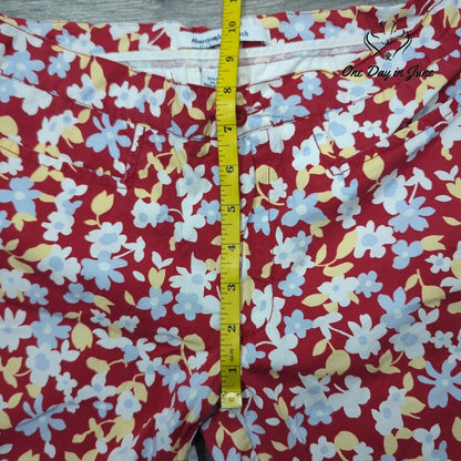 Abercrombie & Fitch Floral Cropped Pants Size 2