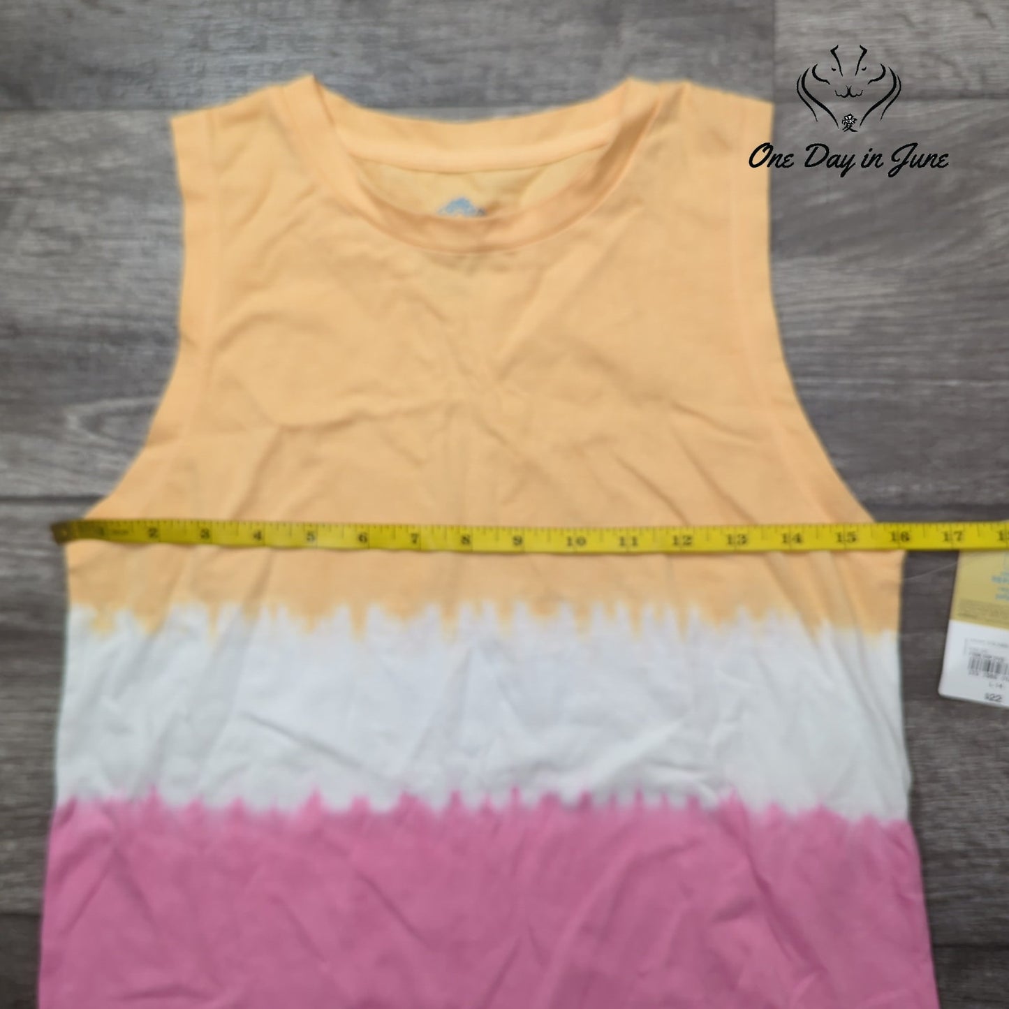 There Abouts Tie Dye Tank Top Size L (14)