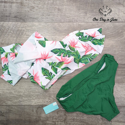 Summer Mae One Shoulder Bikini Swimsuit Size S