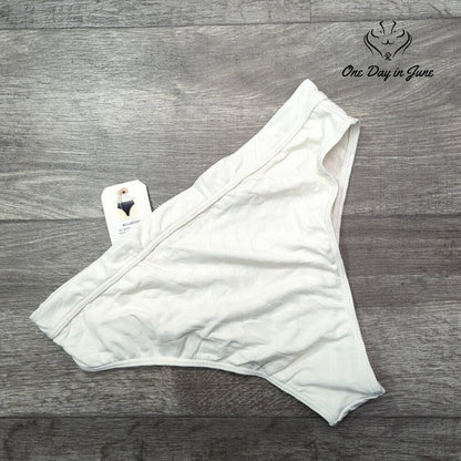 Billabong Peeky Days Rise Bikini Bottom Salt Crystal High Waist NWT Size XL