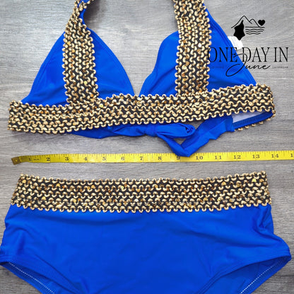 CharmLeaks Halter Bikini Swimsuit Size M