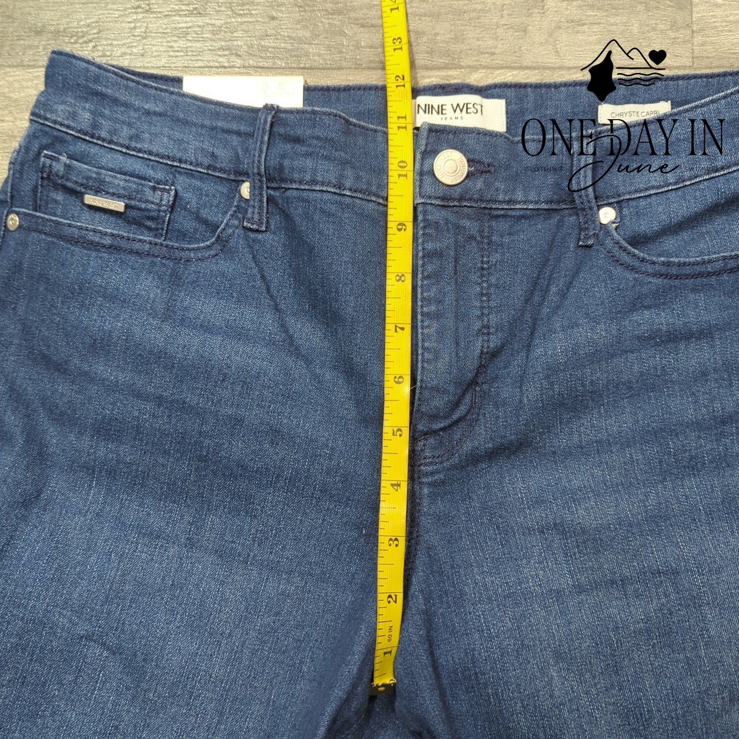 Nine West Chrystie Capri Jeans Size 12