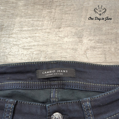 Cabio Jeans Jeans Luxury Edition Skinny Jeans Dark Navy Blue Stretch Size 8