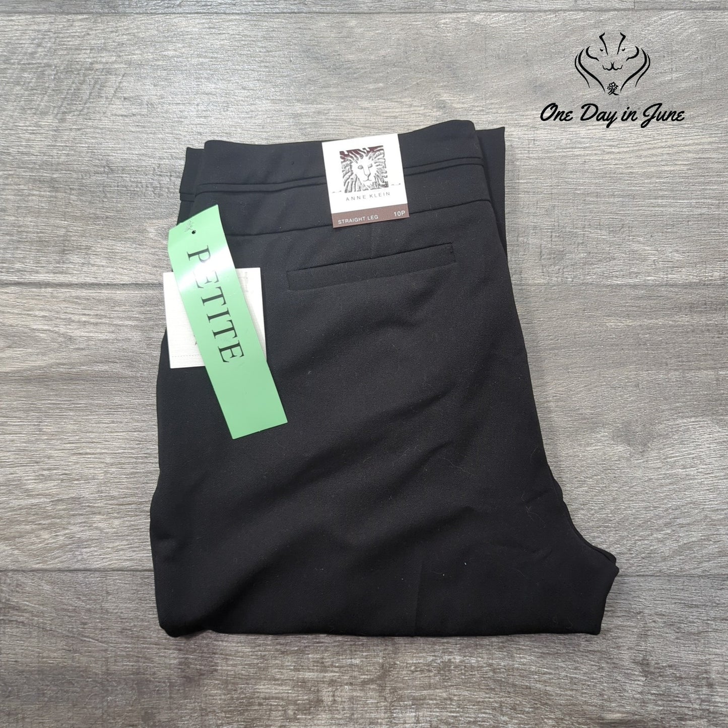 Anne Klein Petite Straight Leg Pants Size 10P