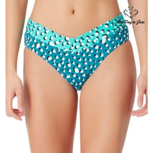 Sugar Beach Dots High Waist Bikini Bottom Size XS
