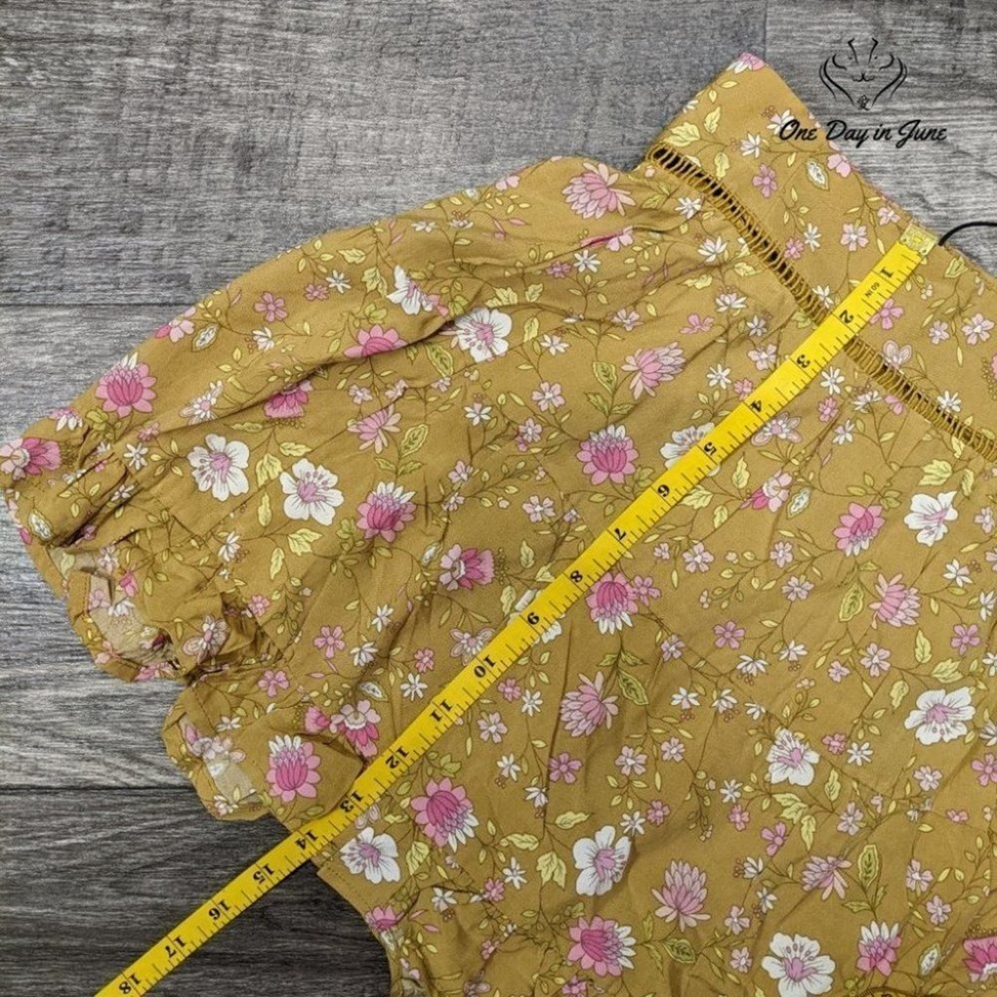 Chelsea & Theodore Women's Floral Side Zip Skort Size M