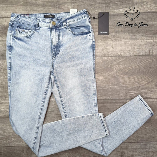 True Religion Halle High Rise Super Skinny Jeans Size 26 (2)