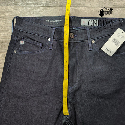 AG Adriano Goldschmied Farrah Skinny Contour 360 Dark Indigo NWT Size 4 (27)