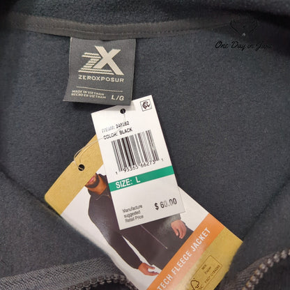ZeroXPosure Tech Fleece Full Zip Jacket Size L