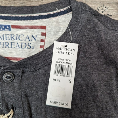 American Threads Long Sleeve Tee Shirt Size S