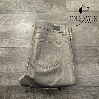 Paige Coated Denim Verdugo Ultra Skinny Jeans Size 10 (30)