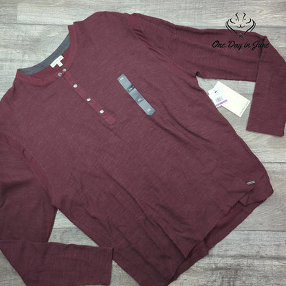 Calvin Klein Long Sleeve Thermal Shirt Size XXL