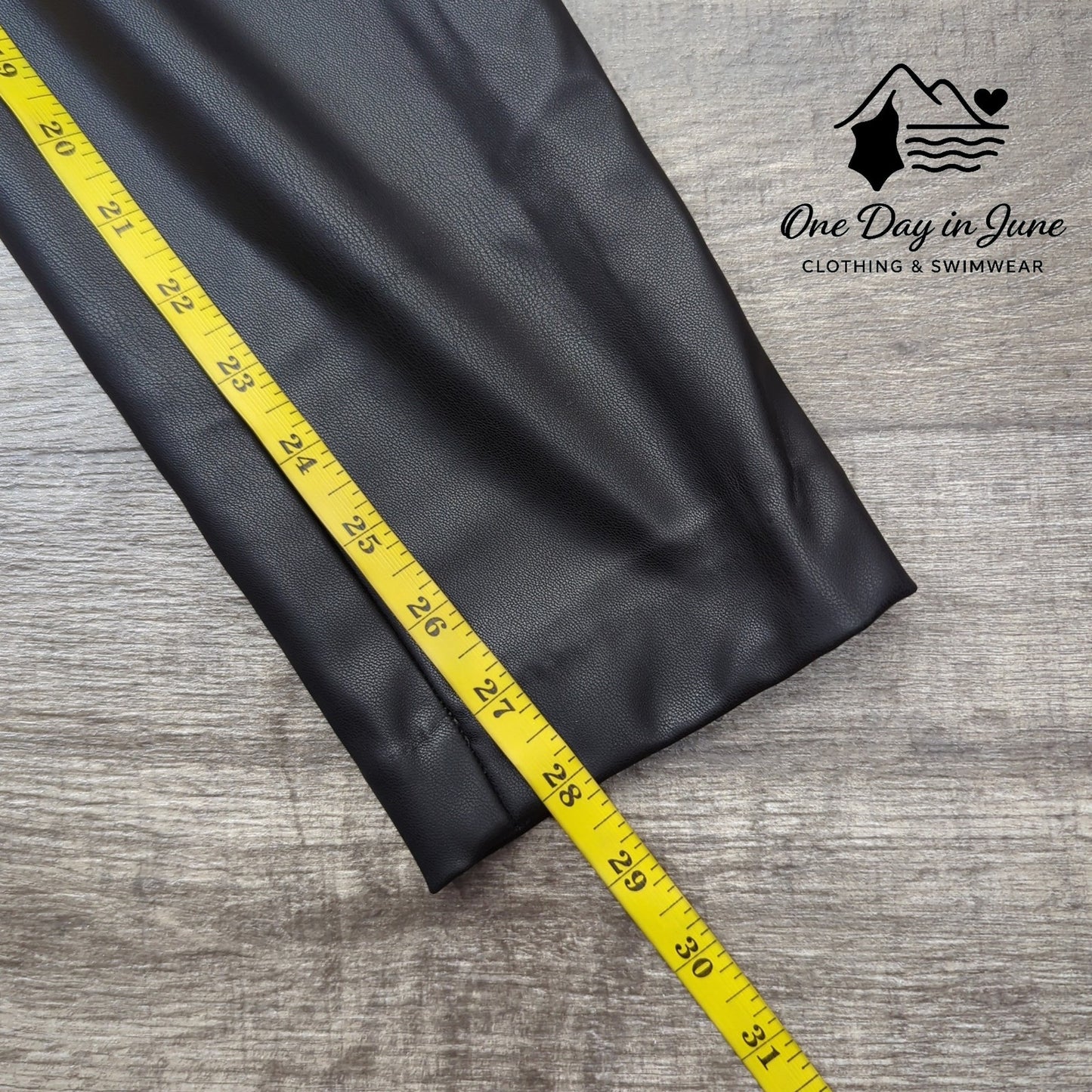 Loft Faux Leather Straight Leg Pants Size 2