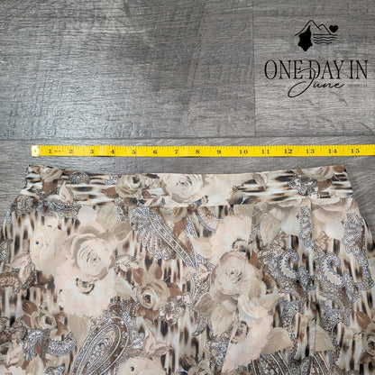 Sara Michelle Mesh Overlay Skirt Size M