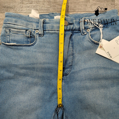Good American Good Legs Straight Split Pocket Jeans Blue449 NWT Size 2