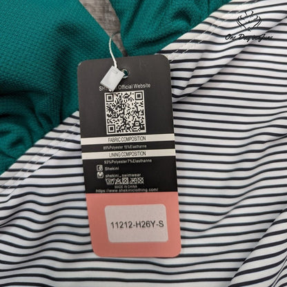 Shekini V Neck One Piece Swimsuit Size S