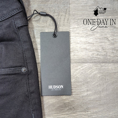 Hudson Collin Mid Rise Skinny Jeans Black Size NWT $205 Size 23 (00)