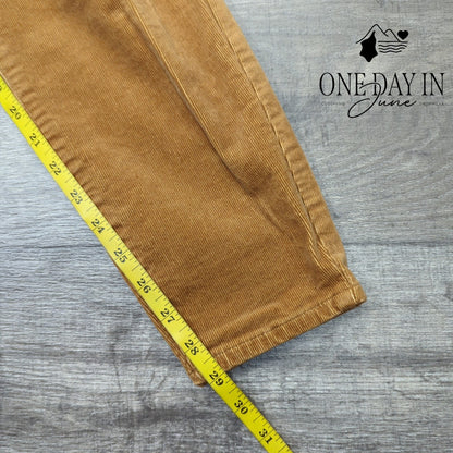 Talbots High Waist Jegging Ankle Corduroy Pants Size 8
