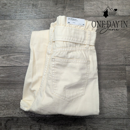 Joe's Jeans The Brinkley High Rise Paperbag Jeans Size 6 (28)
