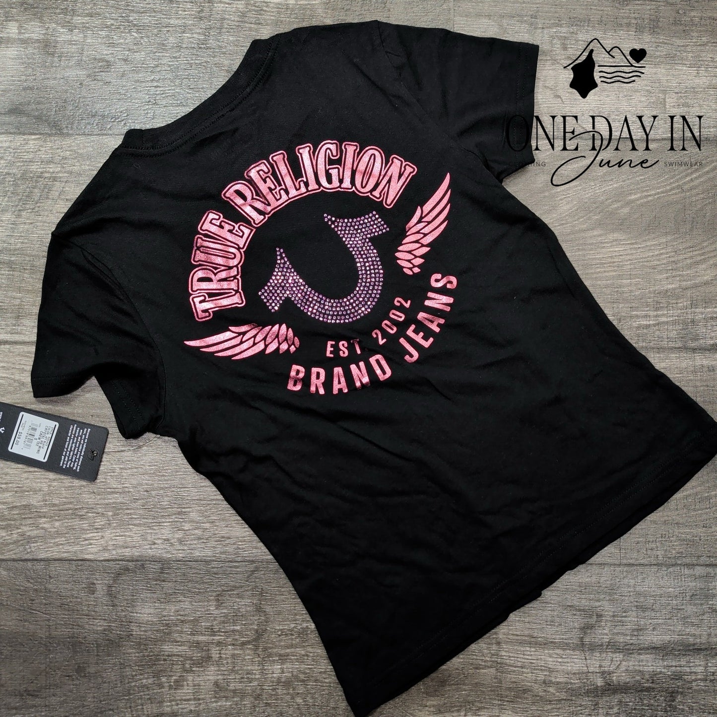 True Religion Crystal Wing T Shirt Size S