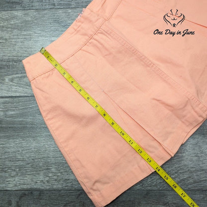 B. Moss Clothing Company Cotton Skort Peach Coral A-Line NWT Size 6