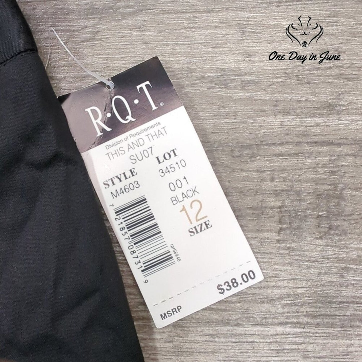 RQT This and That Cropped Embroidered Pants Size 12