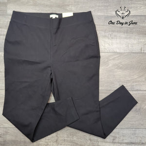 Max Studio High Waist Skinny Ankle Leggings Black NWT Size 2X
