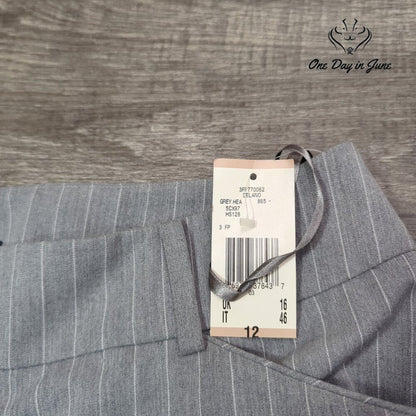 Anne Klein Delano Grey Heather Dress Pants Size 12