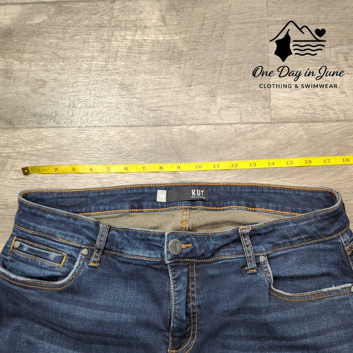Kut from the Kloth Plus Size Skinny Ankle Jeans Size 16W