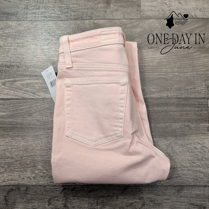 AG Adriano Goldschmied Isabelle High Rise Straight Raw Hem NWT $215 Size 4 (27)