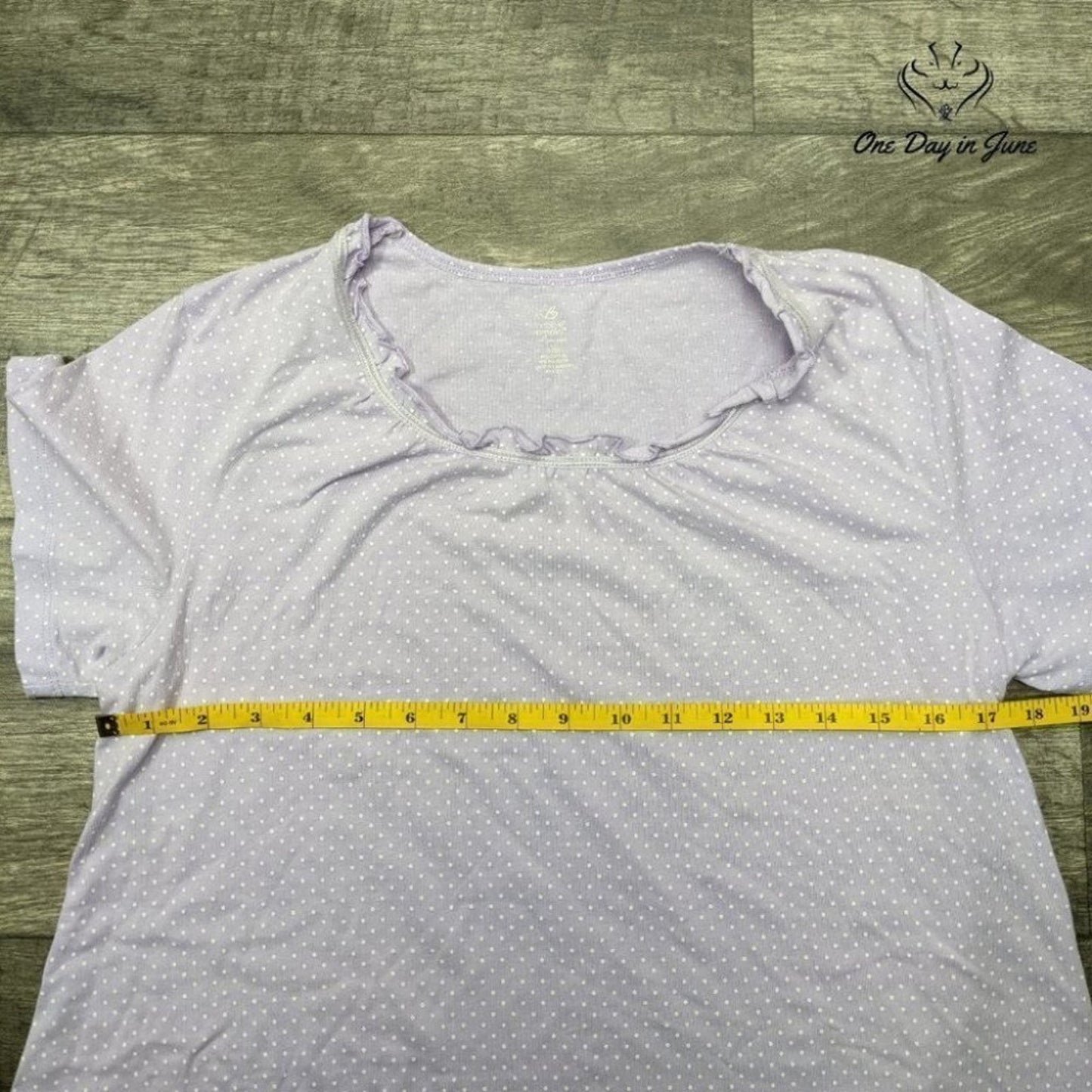 Bobbie Brooks Polka Dot Night Shirt Size S