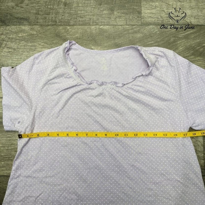 Bobbie Brooks Polka Dot Night Shirt Size S