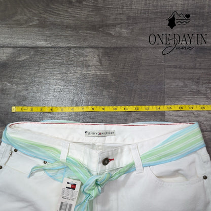 Tommy Hilfiger Embroidered Crop Jeans Size 14