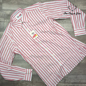 Arrow Sport Wrinkle Free Striped Button Down Shirt NWT Size M