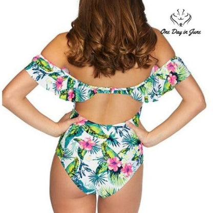 Arizona Jean Co. Junior's Floral One Piece Size L