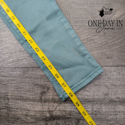 American Eagle Outfitters Super Stretch X Jegging Jeans Regular Green NWT Size 4